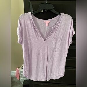 Lilly Pulitzer light purple top preowned size small